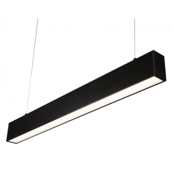 Led linijska kanc. Lampa 70x1200x55 24w 6000k crna