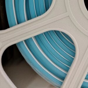 Led NEON FLEX SIL 8x13mm 8W ICE BLUE 120led 1cm 12V IP65 SK