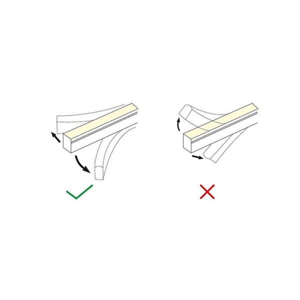 Led NEON SIL 12V 4x8mm 1cm 10W 3000K IP65 LL - Image 3