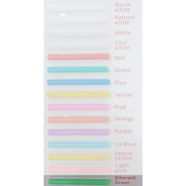 Split NEON SIL 8mm EMERALD GREEN SK-SN8S-EG