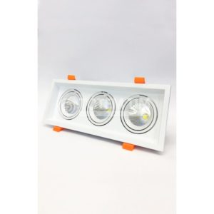 Led rozetna ug.pravoug.3X20w 6000 k