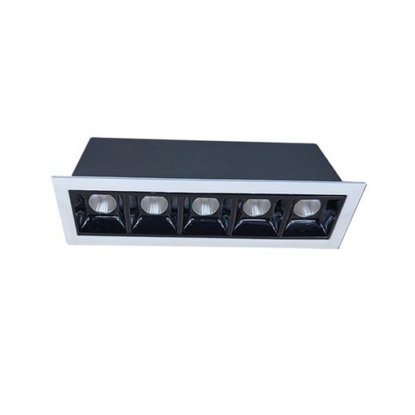 Led rozetna ug.pravoug. 5X2w 6000 k