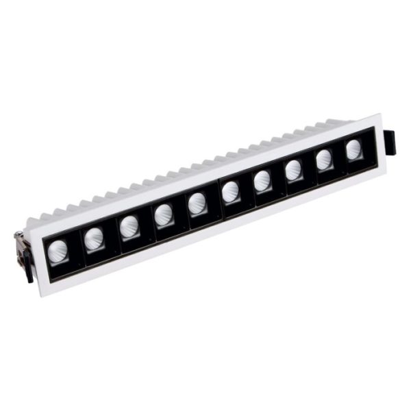 Led rozetna ug.pravoug. 10X2w 6000 k