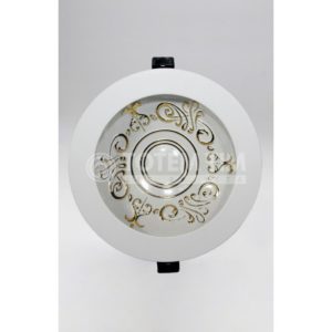 Led rozetna ugr.krug 10w 6000 k 155-160mm zlat dw-d006