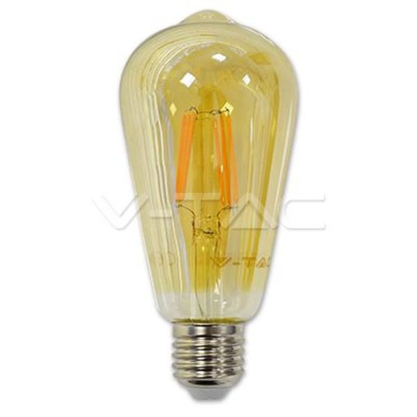 Led sijalica V-TAC ret. E27 6W amber 3000 k 4362