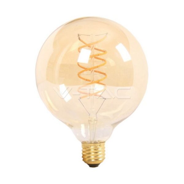 LED Sijalica E27 6W Spiral Filament G125 Amber WW 7328