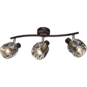 Spot lampa 3xE14 Braon DIM GLASS M160730-B