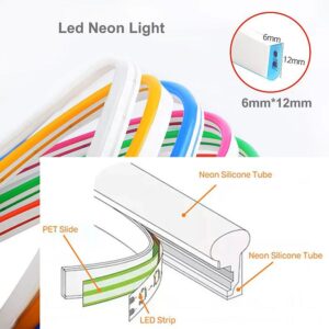 Led NEON SIL ARM 12V 6x12mm 1cm 10W 6500K IP65 LL-12V6ARM6K