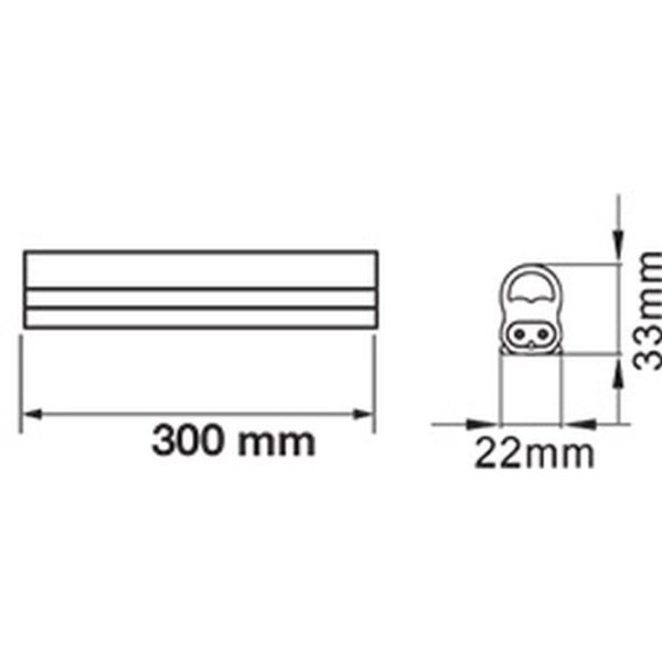 Led strela 6167 4W DL 4500K 30cm V-TAC
