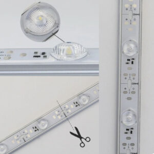 Led modul 24w 10000K 12LED backlight 1m IP65 DW-M008-24-10K