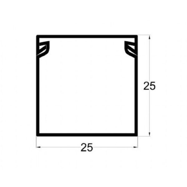 KANALICA SAMOLEPLJIV 25*25